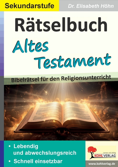R&auml;tselbuch Altes Testament -  Elisabeth H&ouml;hn
