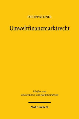 Umweltfinanzmarktrecht