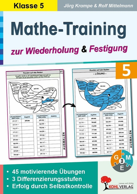 Mathe-Training zur Wiederholung und Festigung / Klasse 5 -  Jörg Krampe,  Rolf Mittelmann