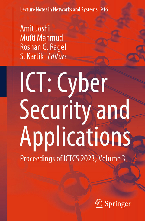 ICT: Cyber Security and Applications - 