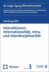 Interaktionen: Internationalit&auml;t, Intra- und Interdisziplinarit&auml;t - 