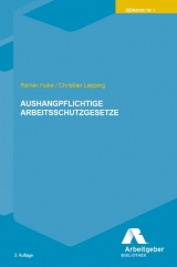 Aushangpflichtige Arbeitsschutzgesetze