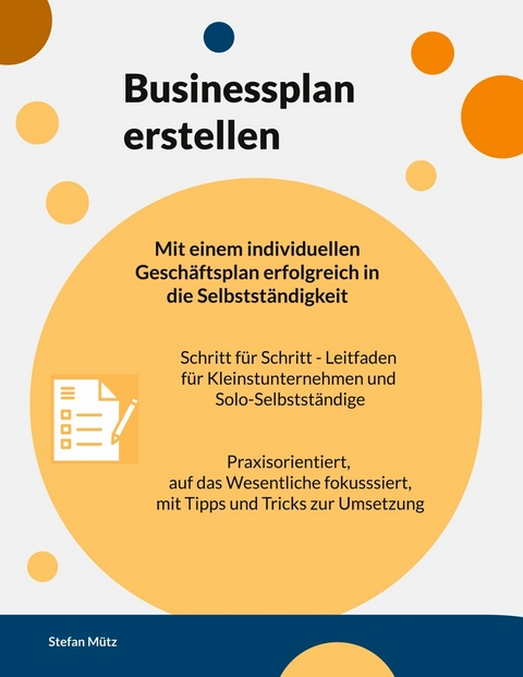 Businessplan erstellen - Stefan M&uuml;tz