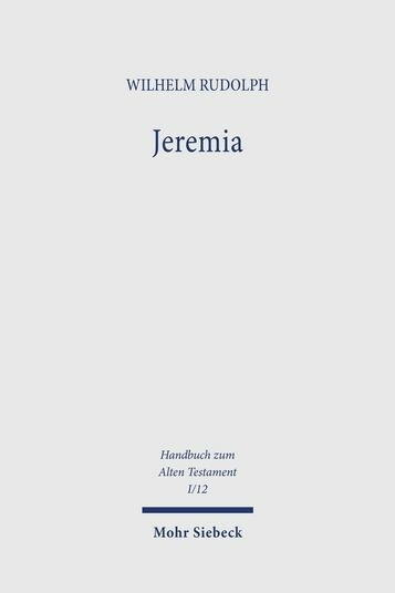 Jeremia -  Wilhelm Rudolph
