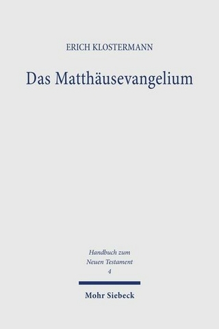 Das Matthäusevangelium