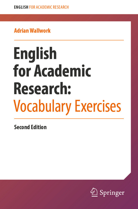 English for Academic Research: Vocabulary Exercises - Adrian Wallwork