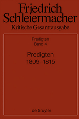 Predigten 1809-1815 - 