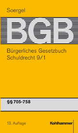 B&uuml;rgerliches Gesetzbuch mit Einf&uuml;hrungsgesetz und Nebengesetzen (BGB) - Walther Hadding, Erik Kie&szlig;ling, Michael Matthiessen