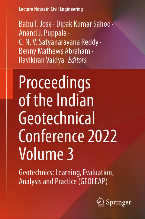 Proceedings of the Indian Geotechnical Conference 2022 Volume 3 - 