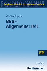 BGB - Allgemeiner Teil - Winfried Boecken