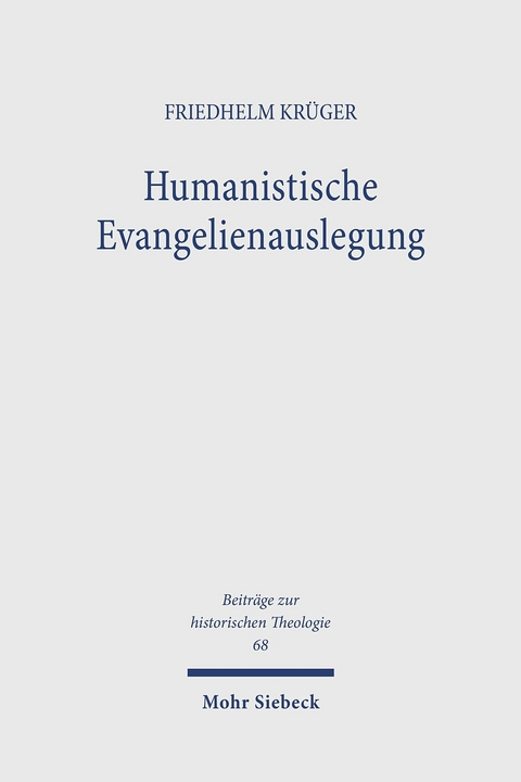 Humanistische Evangelienauslegung -  Friedhelm Kr&uuml;ger