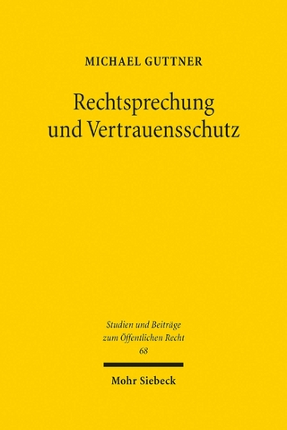 Rechtsprechung und Vertrauensschutz