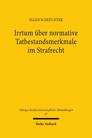 Irrtum über normative Tatbestandsmerkmale im Strafrecht