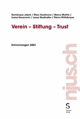 Verein - Stiftung - Trust - Dominique Jakob, Marc Kaufmann, Marco Mathis, Ivana Savanovic, Laura Studhalter, Thimo Wittk&auml;mpfer