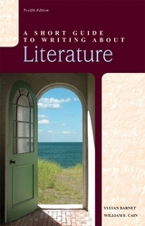 Short Guide to Writing about Literature, A - Barnet, Sylvan; Cain, William