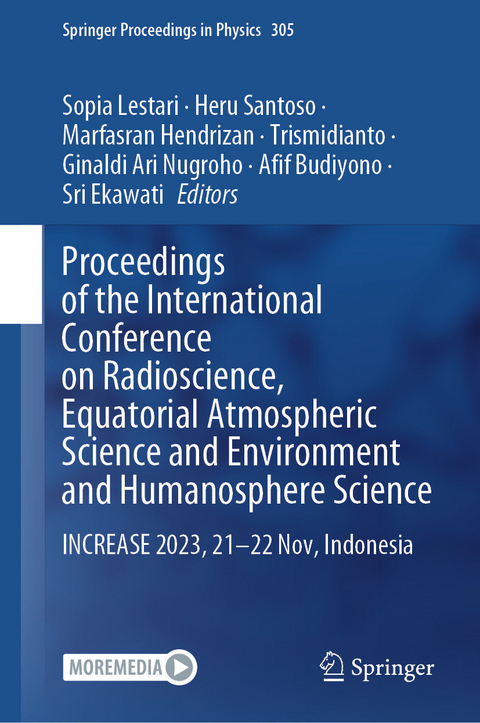 Proceedings of the International Conference on Radioscience, Equatorial Atmospheric Science and Environment and Humanosphere Science - 