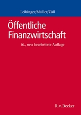 &Ouml;ffentliche Finanzwirtschaft -  Bodo Leibinger,  Reinhard M&uuml;ller,  Bernd Z&uuml;ll