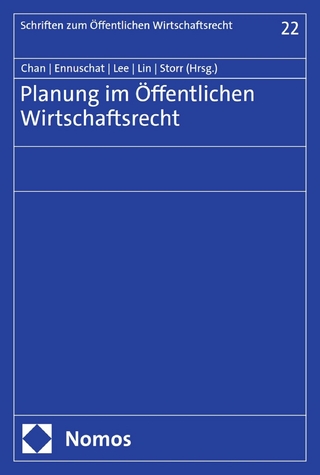 Planung im Öffentlichen Wirtschaftsrecht