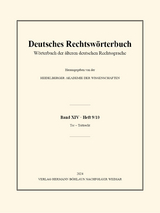 Deutsches Rechtsw&ouml;rterbuch - 