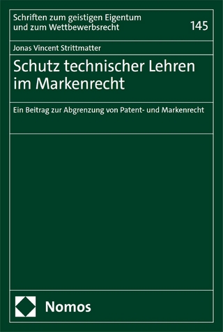 Schutz technischer Lehren im Markenrecht