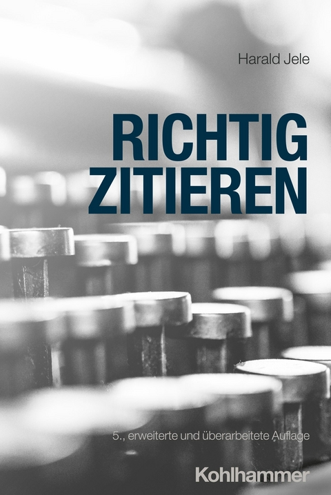 Richtig zitieren -  Harald Jele