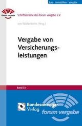 Vergabe von Versicherungsleistungen - 