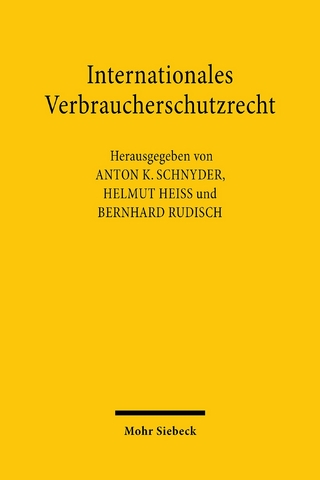 Internationales Verbraucherschutzrecht