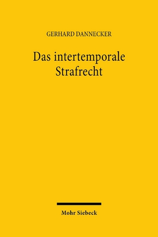 Das intertemporale Strafrecht