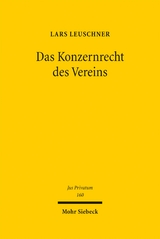 Das Konzernrecht des Vereins - Lars Leuschner