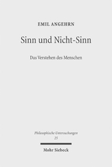 Sinn und Nicht-Sinn - Emil Angehrn