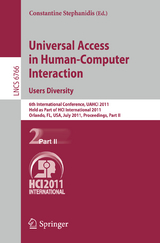 Universal Access in Human-Computer Interaction. Users Diversity - 