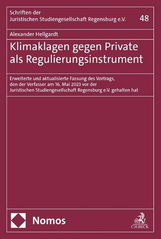 Klimaklagen gegen Private als Regulierungsinstrument