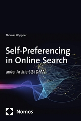 Self-Preferencing in Online Search - Thomas H&ouml;ppner