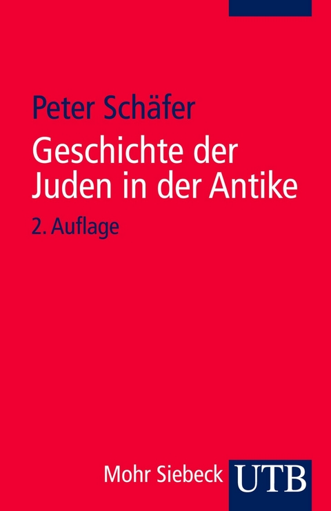 Geschichte der Juden in der Antike - Peter Sch&auml;fer
