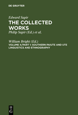 Southern Paiute and Ute Linguistics and Ethnography - 