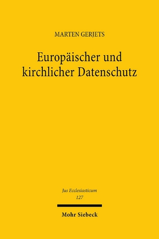 Europäischer und kirchlicher Datenschutz
