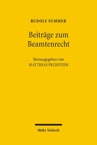 Beiträge zum Beamtenrecht