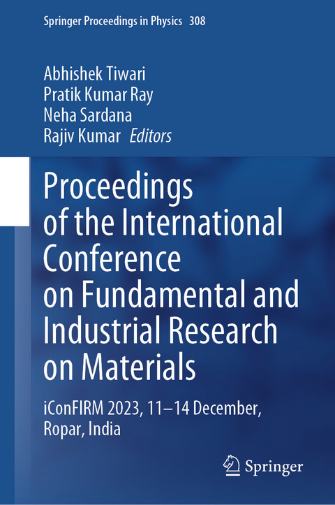 Proceedings of the International Conference on Fundamental and Industrial Research on Materials - 