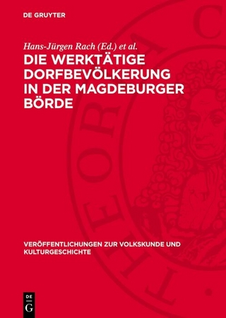 Die werktätige Dorfbevölkerung in der Magdeburger Börde