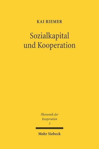 Sozialkapital und Kooperation