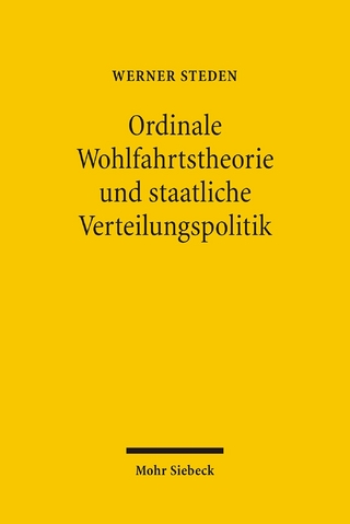 Ordinale Wohlfahrtstheorie und staatliche Verteilungspolitik