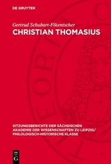 Christian Thomasius - Gertrud Schubart-Fikentscher
