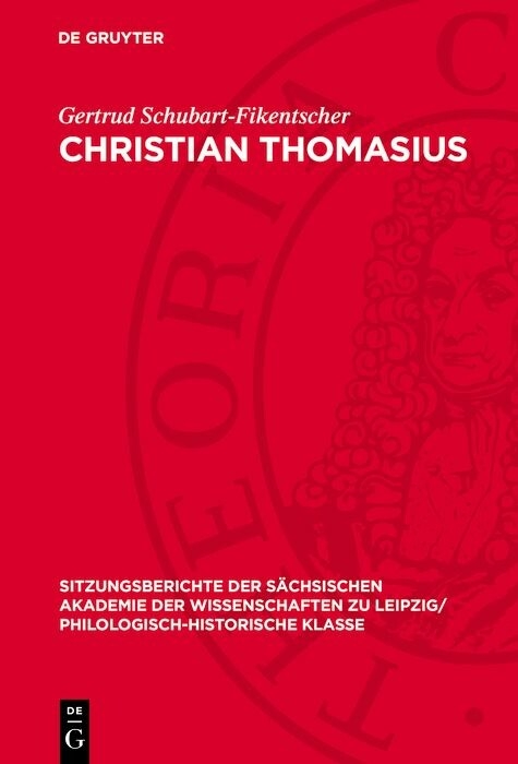 Christian Thomasius - Gertrud Schubart-Fikentscher