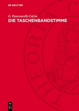 Die Taschenbandstimme - G. Panconcelli-Calzia