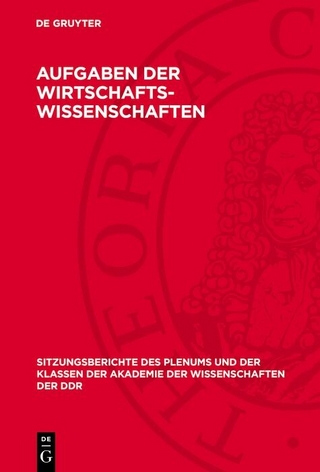 Aufgaben der Wirtschaftswissenschaften