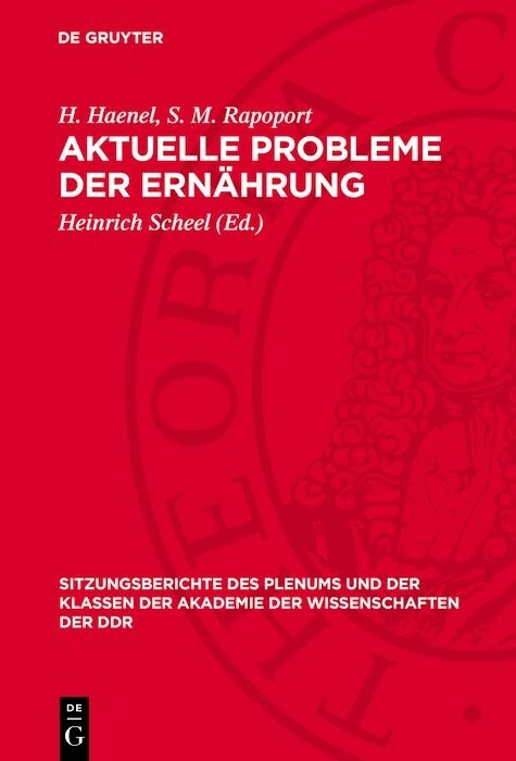 Aktuelle Probleme der Ern&auml;hrung - H. Haenel, S. M. Rapoport