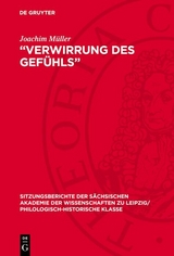 &bdquo;Verwirrung des Gef&uuml;hls&ldquo; - Joachim M&uuml;ller