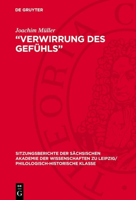 &bdquo;Verwirrung des Gef&uuml;hls&ldquo; - Joachim M&uuml;ller