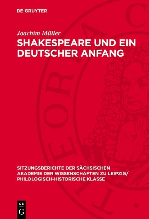 Shakespeare und ein deutscher Anfang - Joachim M&uuml;ller