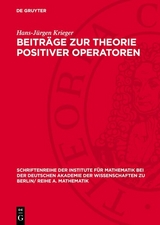 Beiträge zur Theorie positiver Operatoren - Hans-Jürgen Krieger